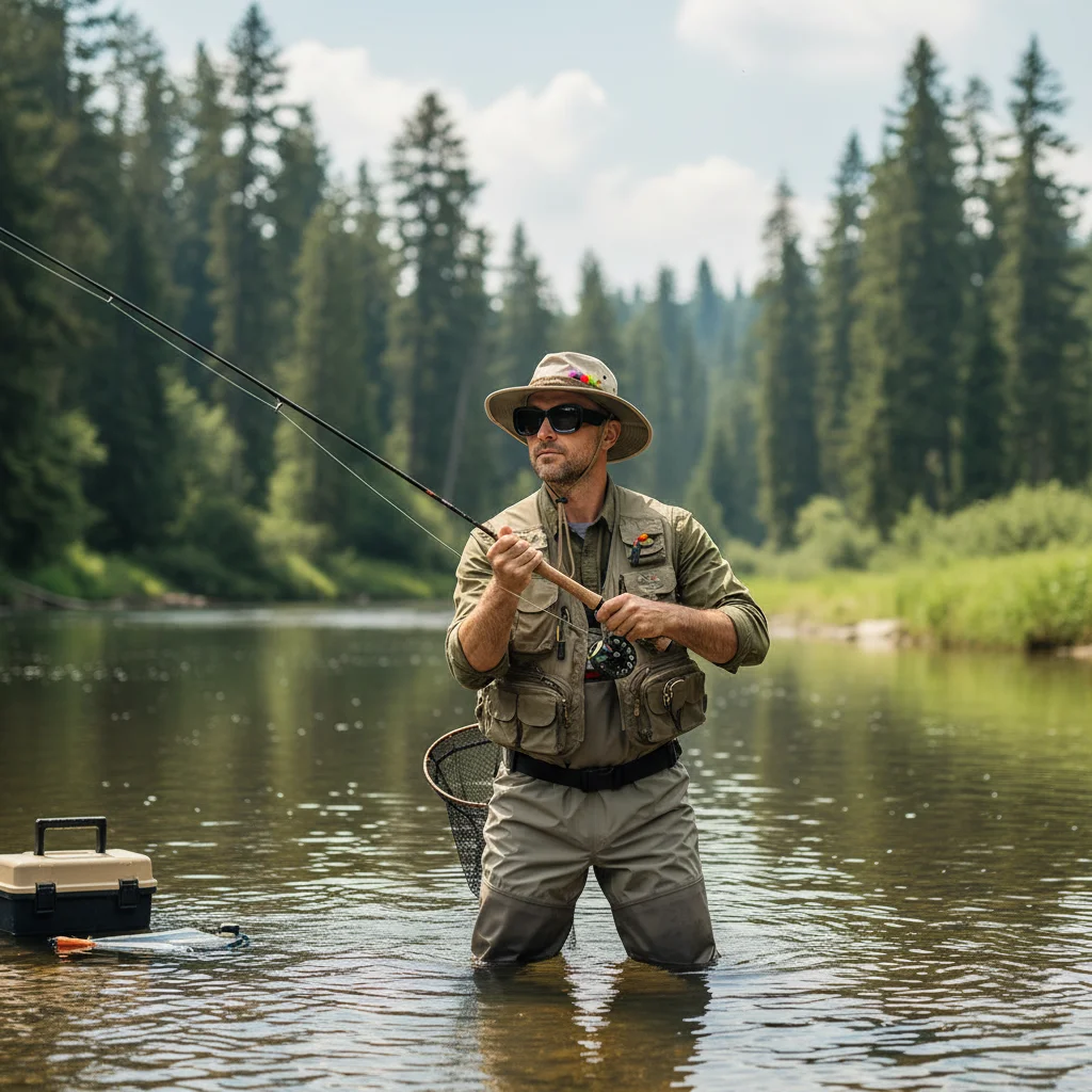 Gafas de sol cuadradas montura grande – Protección UV para pesca - imagen 4
