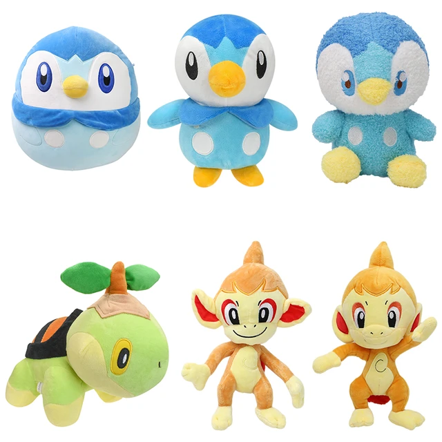 Pokemon Piplup Turtwig Chimchar Plushies Toy Hisui Sinnoh The 