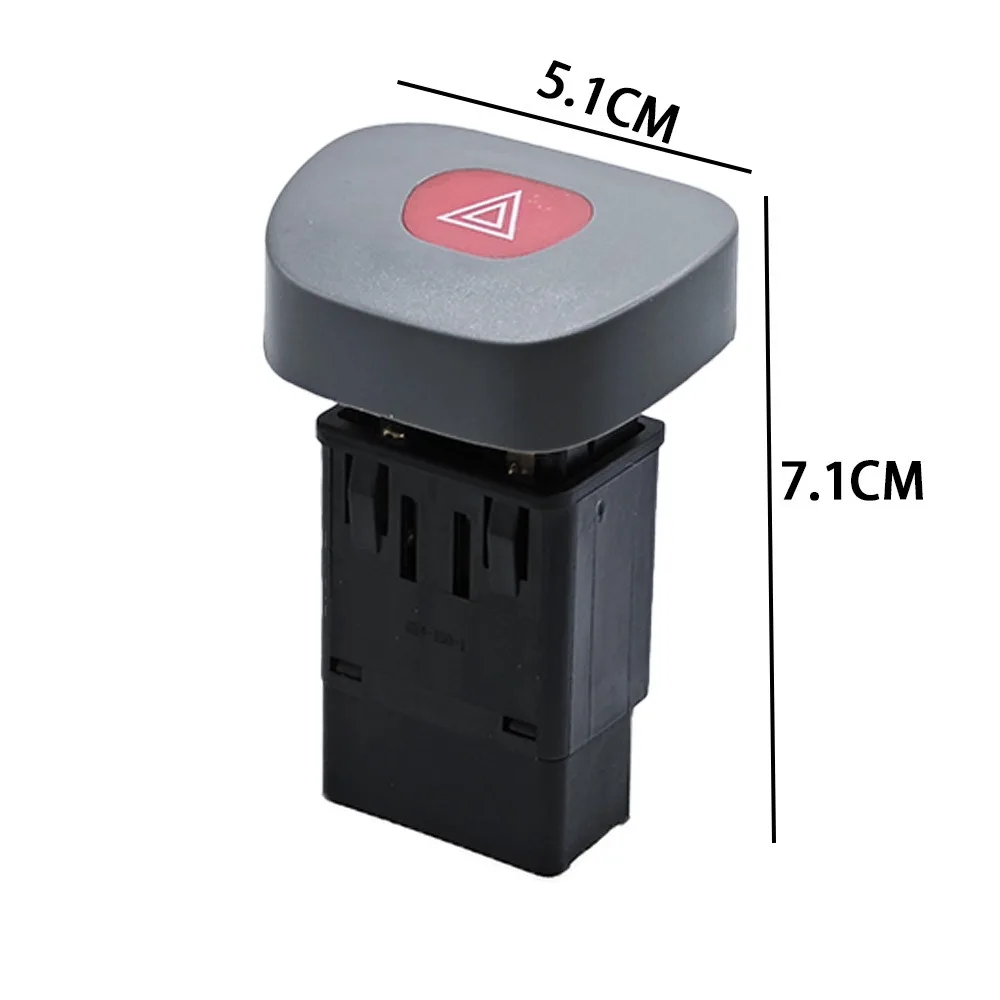 7700308821 for Renault Kangoo Express 1997 -2010 Hazard Warning Emergency Flasher Light Control Switch Button Car Accessories