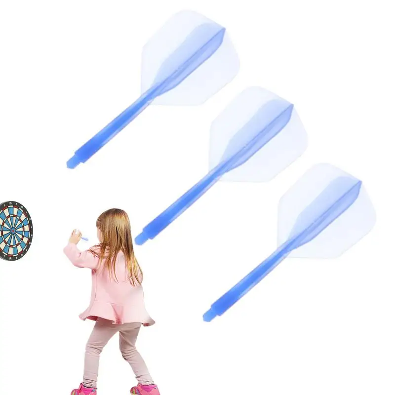 

Integrated Dart Flights And Shafts 3pcs 2BA Darts Flights And Shafts Dart Tail Leaf K Flex Four Feathered Flights For Steel Tip