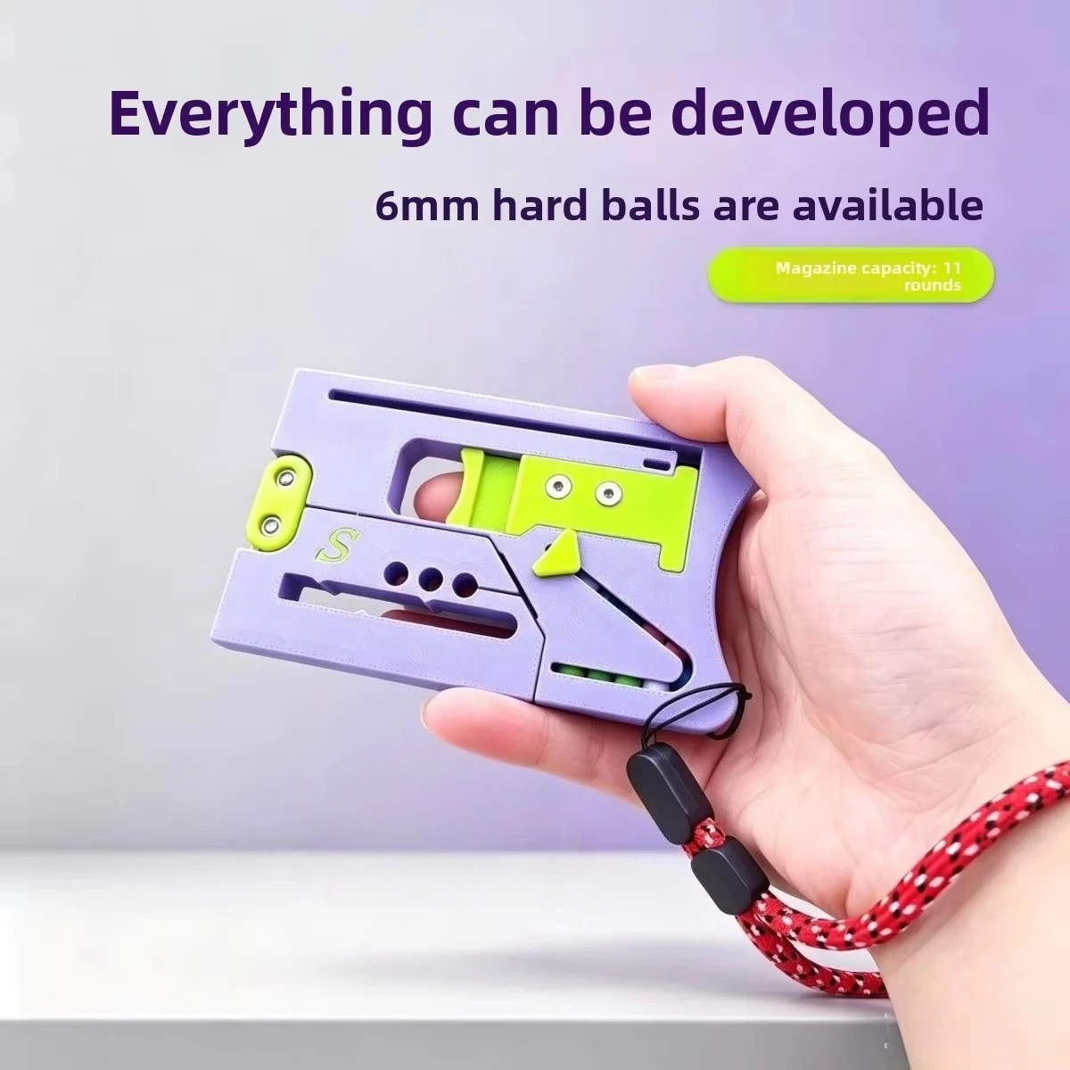 Enhanced Unbound Lightweight Rubber Band Magic Box Folding Card Pocket Toy Life Card