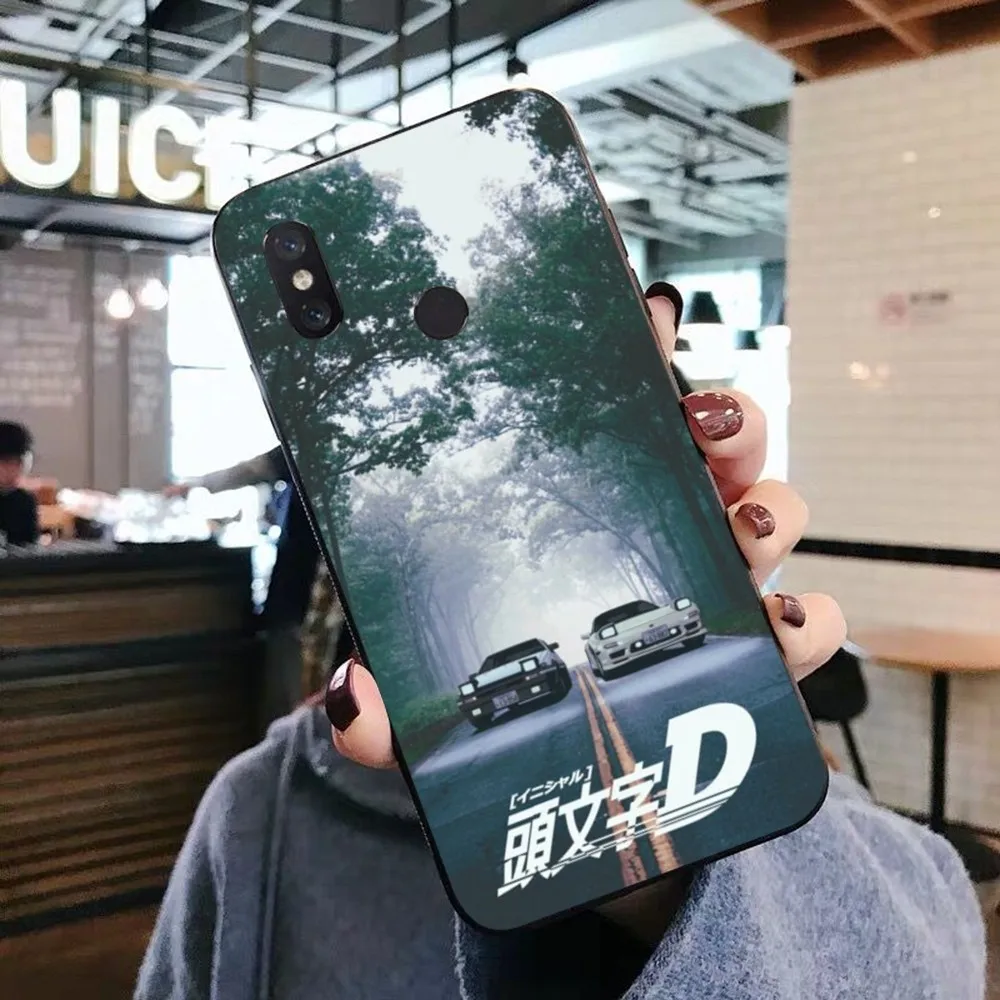 Anime Initial D AE86 Tail Light Phone Case For Xiaomi Mi 5X 8 9 10 11 12 Lite Pro 10T PocoX3pro PocoM3 Note 10 Pro Lite