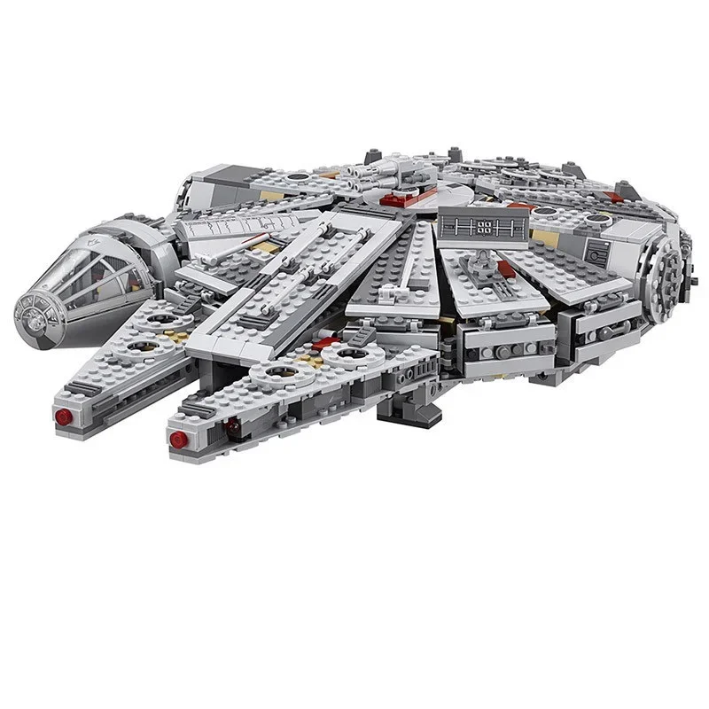 Falcon Compatible 75105 Millennium Spaceship Bricks Building Block Toys for Boys Gift for Kids Model Kits for Adults Constructor