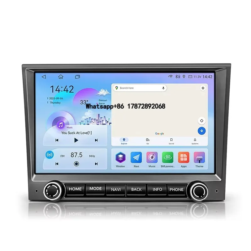 

Android 14 Carplay Auto Car Radio Multimedia Player for Cayman 911 987 Boxster 997 2005-2012 Stereo Screen