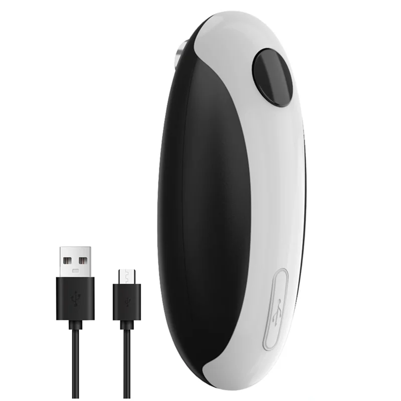 ABBZ- فتاحة علب كهربائية قابلة لإعادة الشحن عبر USB، تناسب جميع أحجام العلب، أدوات المطبخ المحمولة
