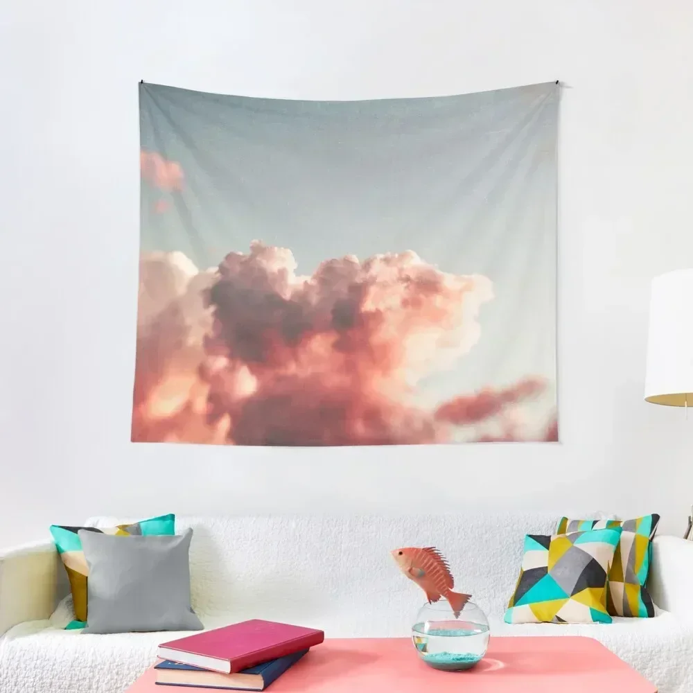 

Pink Clouds Lensbaby Tapestry Cute Room Decor Anime Decor Wall Art Tapestry