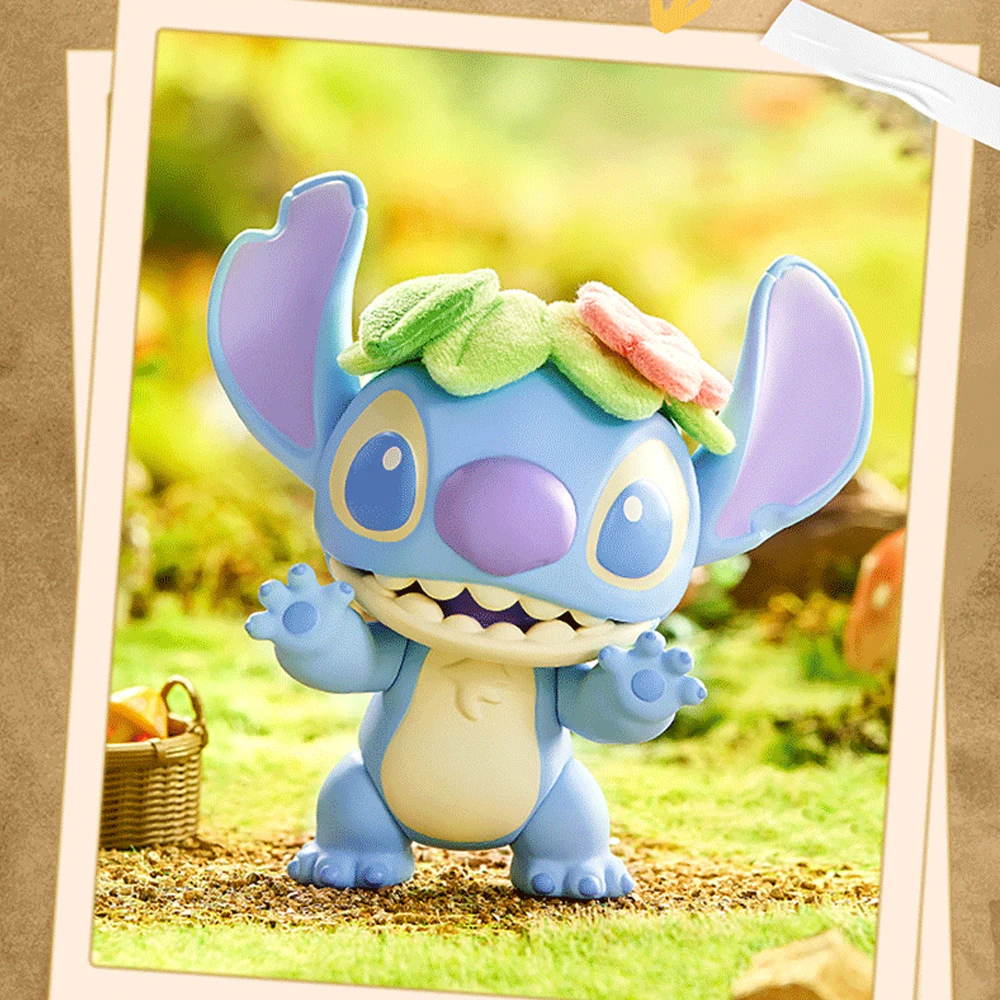 MINISO Disney Stitch, caja sorpresa de transformación genial, modelo de figura de Anime, juguetes de muñeca, decoraciones de escritorio, caja ciega, regalo de cumpleaños