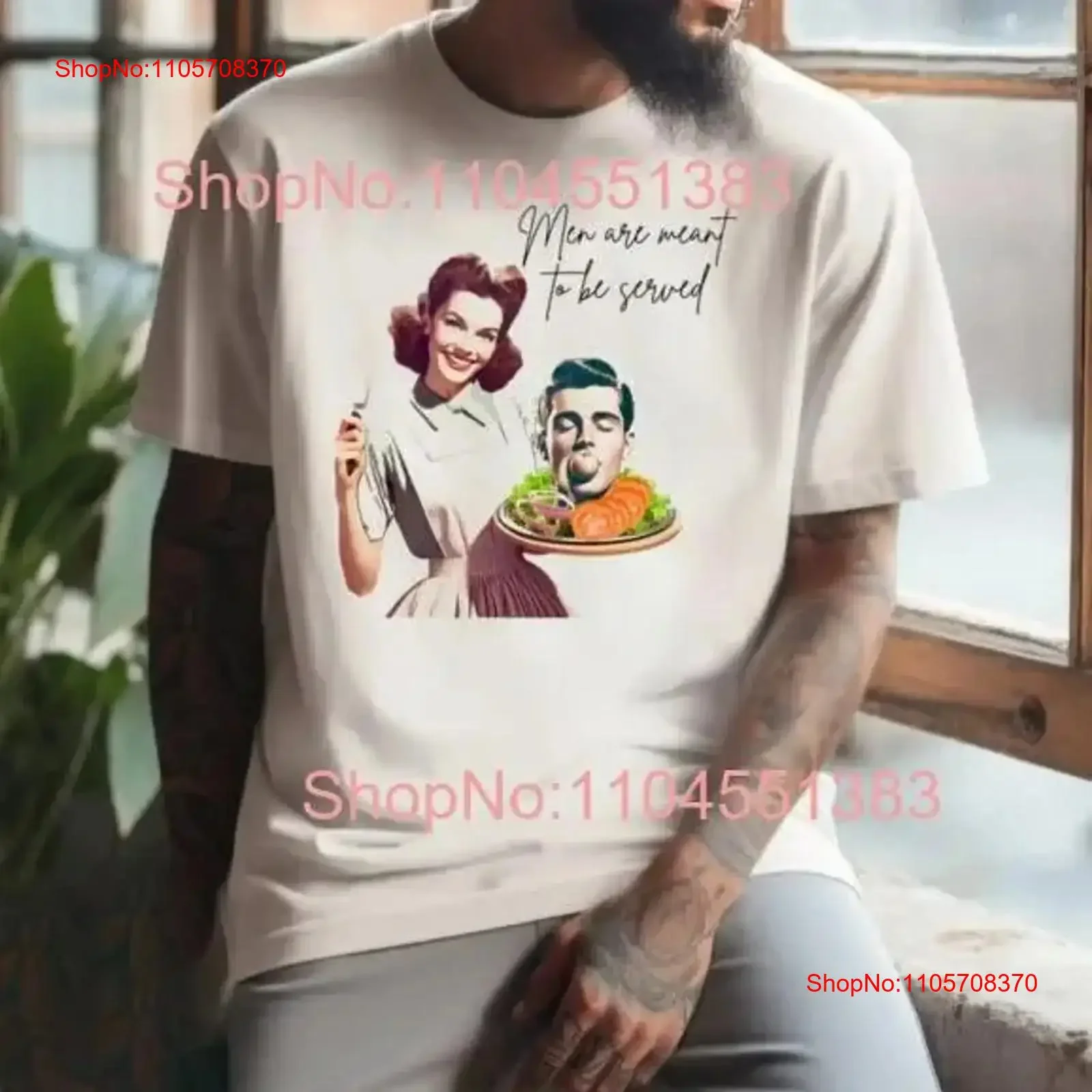 Men Are Meant To Be Served 2024 T Shirt Size S 5XL vintage Washed Comfortable Unisex graphic Stylish fashion Stretched