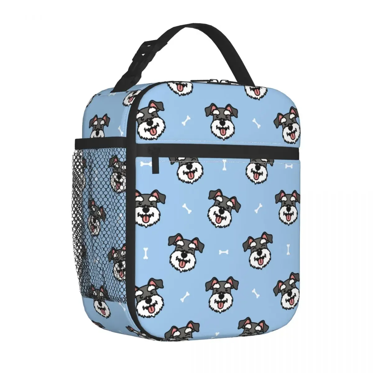

Cute Schnauzer Dog Insulated Lunch Bags Animal Dog Lunch Container Thermal Bag Lunch Box Tote Work Outdoor Food Storage Bags