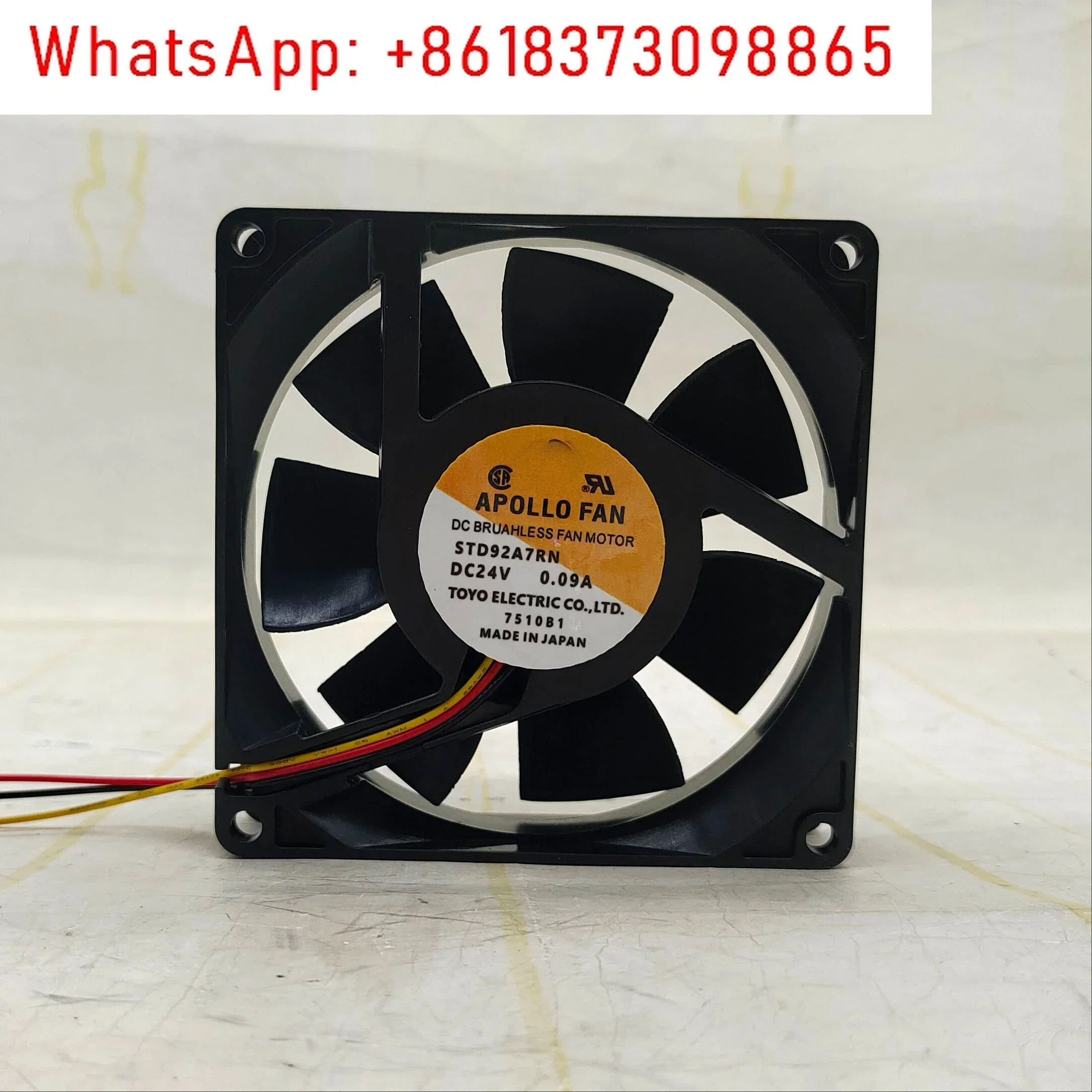 APOLLO FAN STD92A7RN 9025 24V 0.09A Inverter Cooling Fan