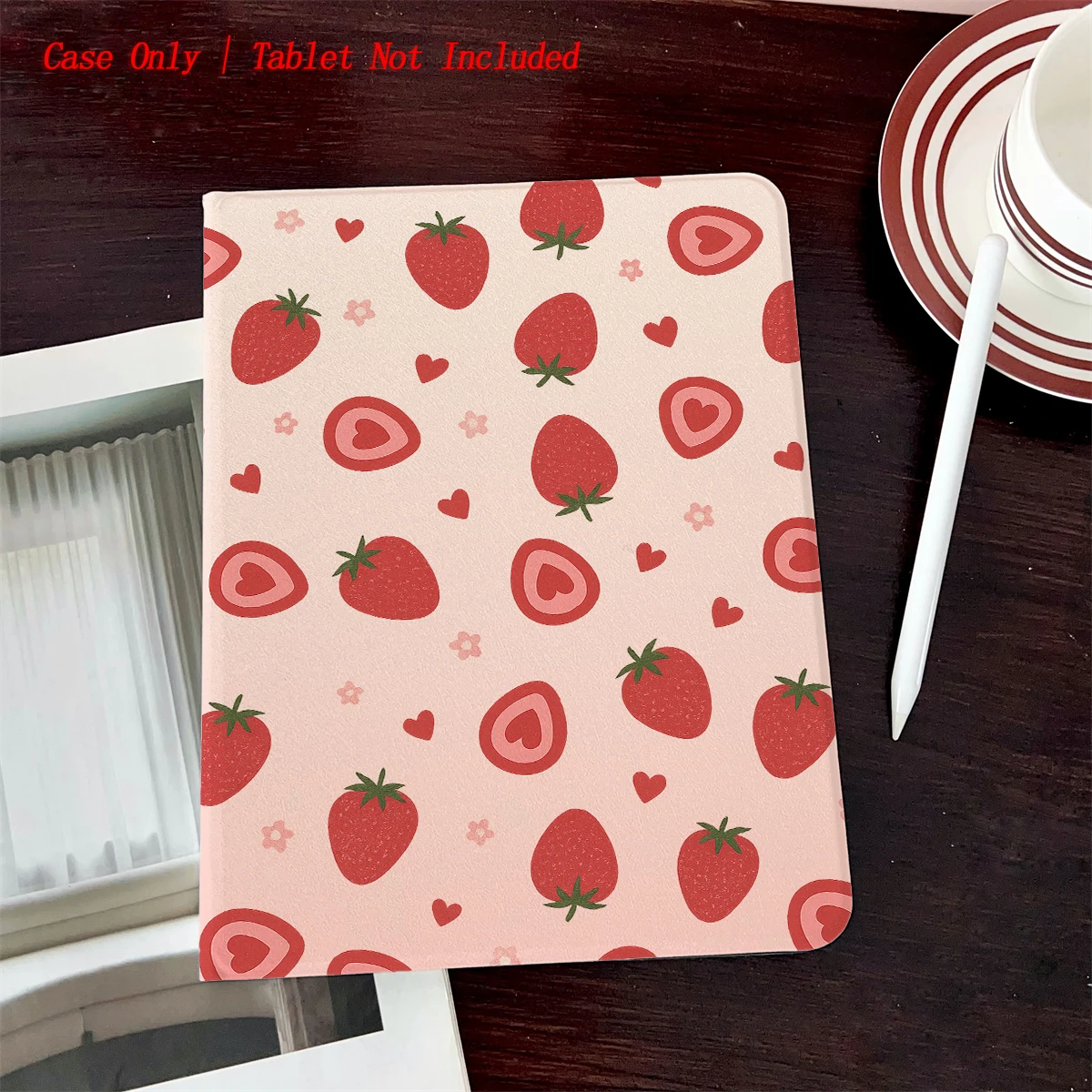 

Чехол для iPad с мультяшным принтом для Apple — противоударный чехол, подходит для iPad Pro/Air/Mini 10,9/11/12,9 дюймов Strawberry Love Edition