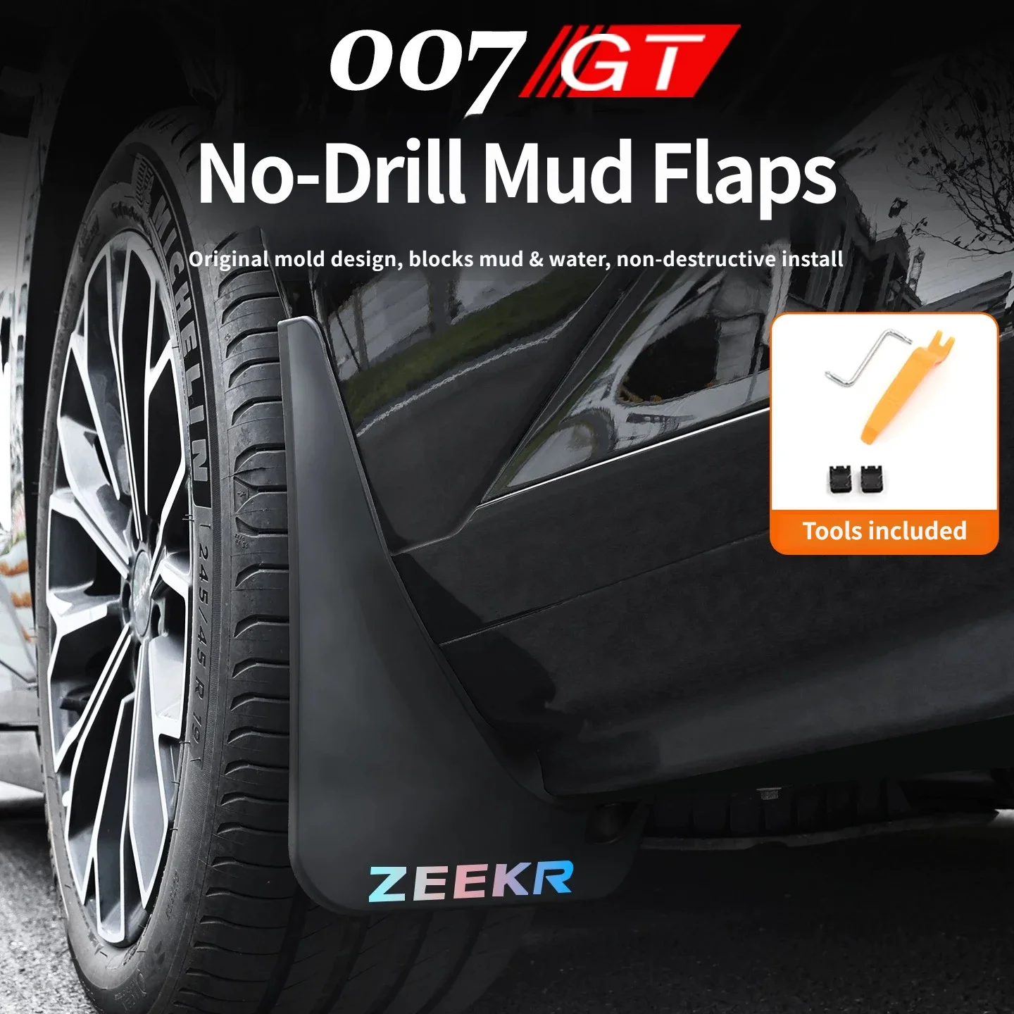 Car Accessories For Zeekr 7GT 007GT 2025 2026 Mud Flaps Modification Dedicated Front Rear Wheel Sand Water Splash Guards