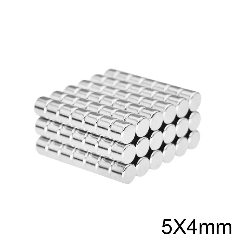 5X4 mm Permanent NdFeB Strong Powerful Magnetic Mini Small magnet N35 Round Magnets 5x4mm Neodymium Magnet Dia 5*4 mm