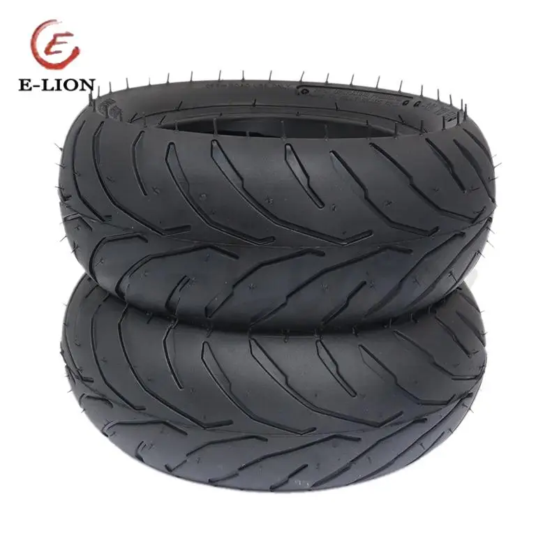 11Inch 110/50-6.5 Rear Tire& 90/65-6.5 Front Tire Bent Valve fits 49cc Mini Dirt Bike e Scooter Mini Moto
