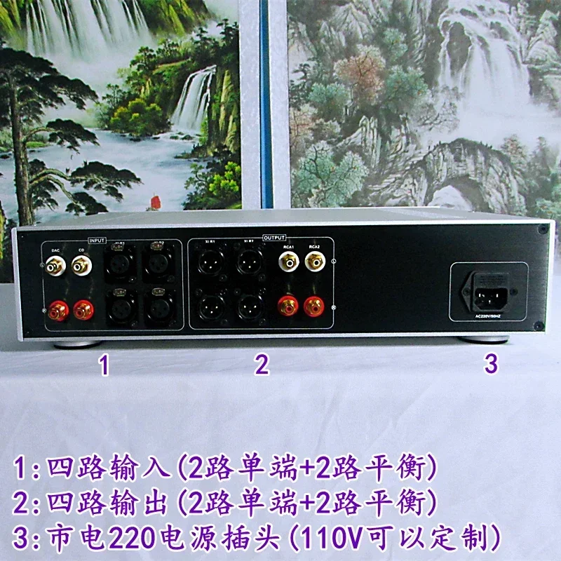 

T1000 PRO Front Vacuum Tube Amplifier Fully Balanced Remote Control Class A HIFI Audio Fever Tube Bladder Machine Front Stage