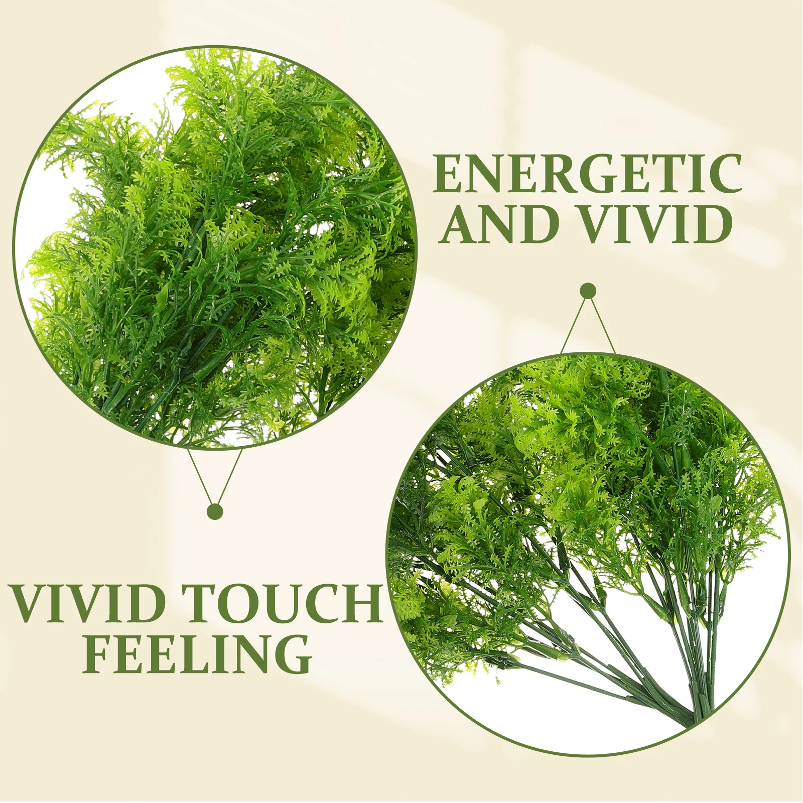 

2pcs Realistic Fake Plant Stem Simulation Leaves Plants Faux Greenery Ornament Decorative Leaves For Home Office Garden Party