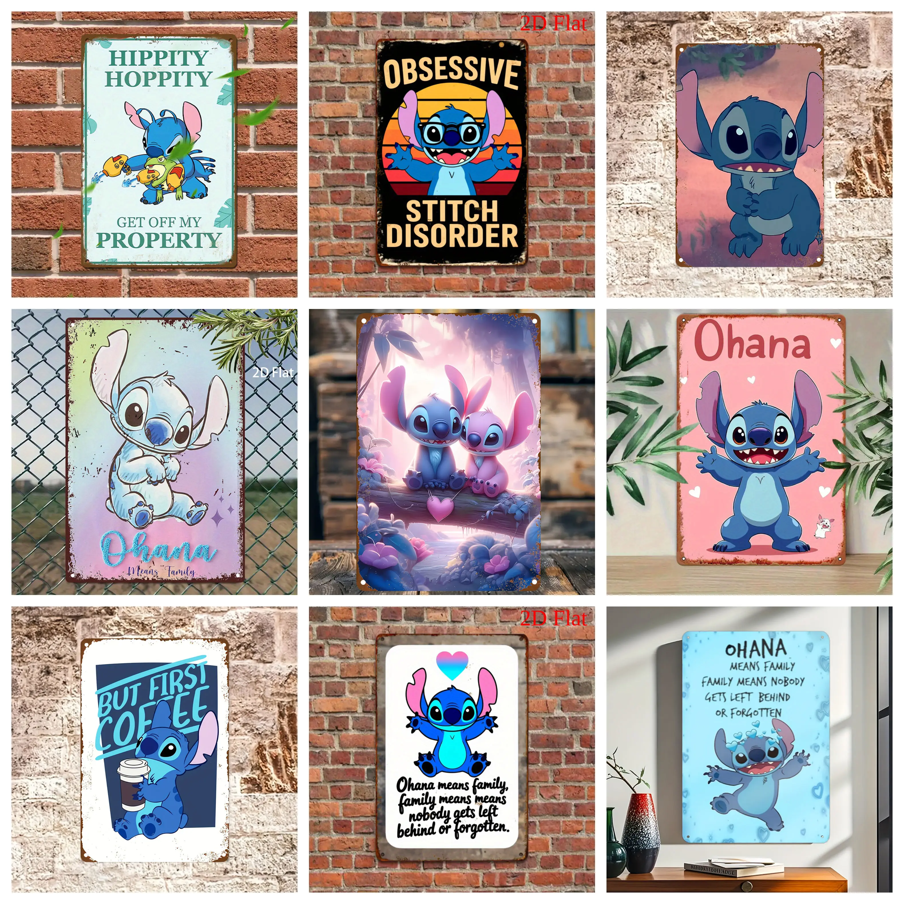 

Miniso Stitch Funny Slogans & Warm Bar Metal Sign, Retro Plaque, Sign, Alcohol Drinker, Pub, Club, Kitchen Wall Decoration