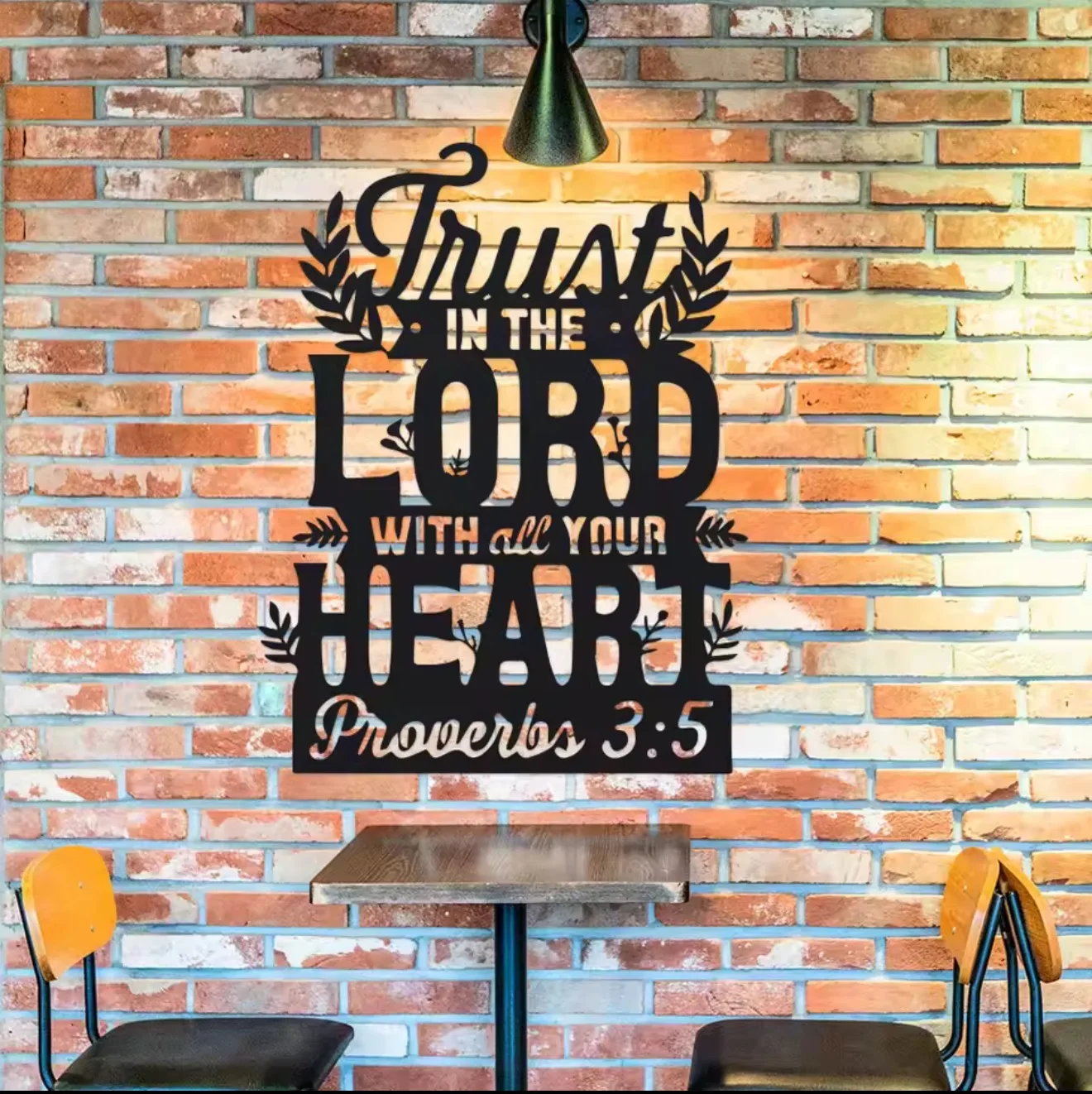 Proverbs 3:5 Metal Wall Art - 