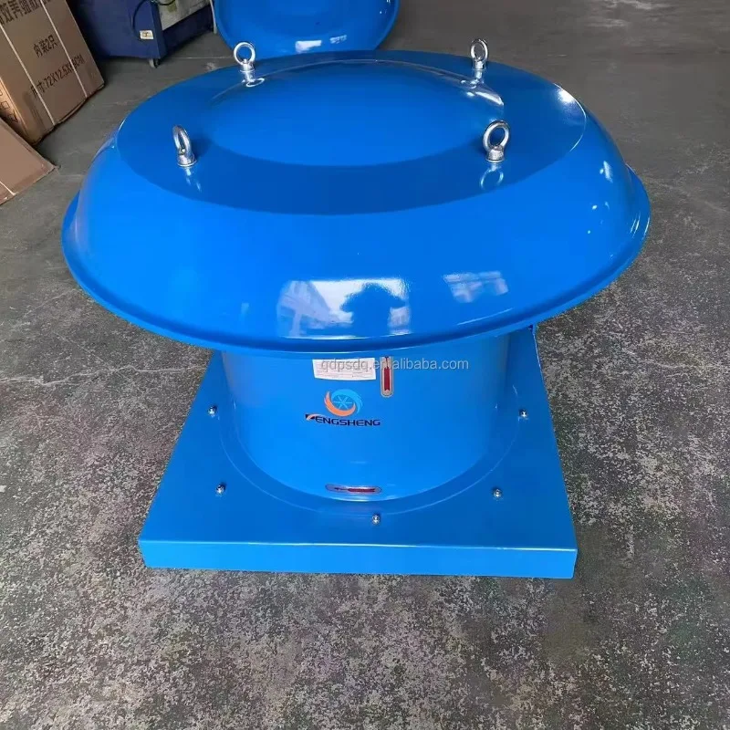 AC Industrial 8000CFM 600mm Mushroom Round Roof Top Ceiling Mounted Axial Exhaust Fan for Parking Garage Warehouse