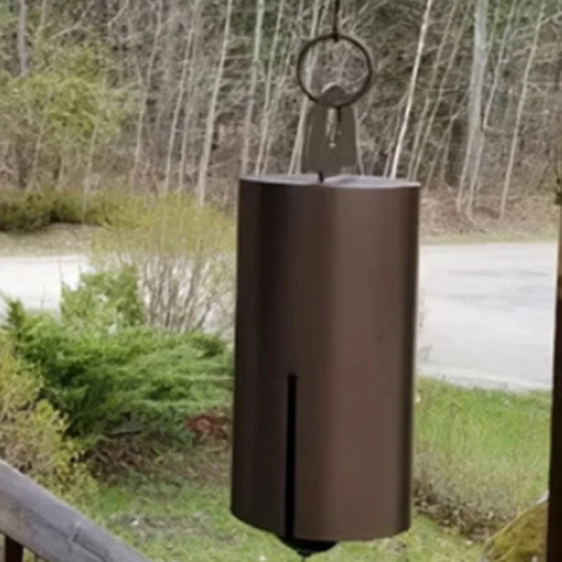 1Pieces Vintage Metal Heroic Wind Chimes – Deep Resonance Serenity Bell, For Outdoor Home Garden Courtyard Decor