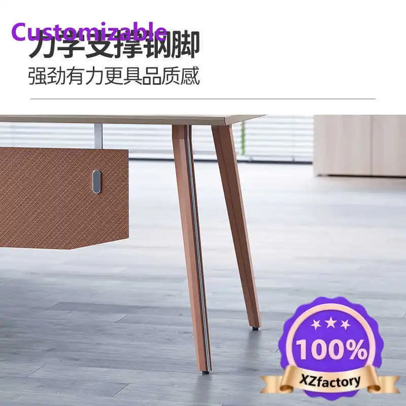 Factory Direct 2026 Top Boss, escritorio, sencillo, moderno, sala de gerente, supervisor, escritorio y sillas.