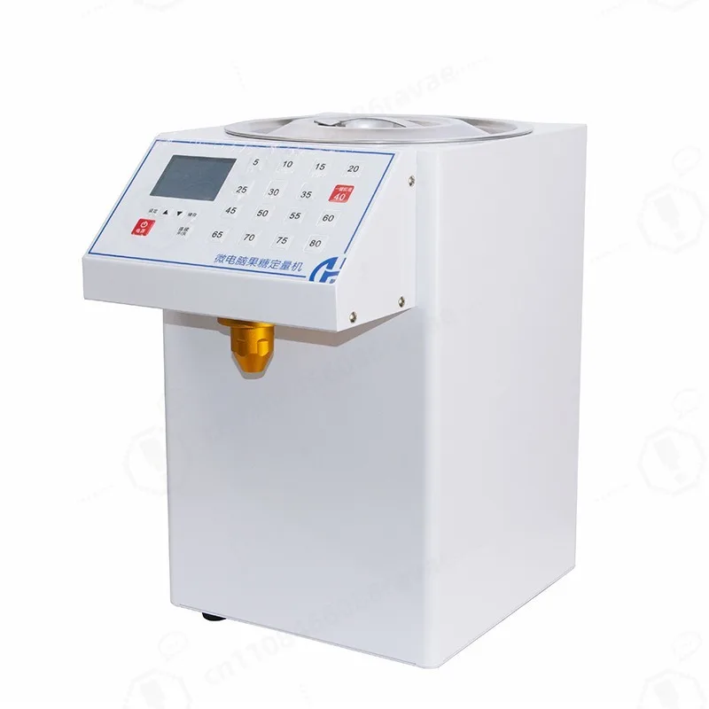 Commercial Fructose Dispenser Intelligent Memory Buttons Auto Syrup Quantitative Machine Milk Tea Coffee Shop Equipment