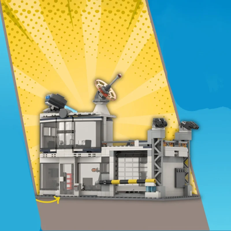 593 قطعة MOC المنتقمون مجمع وحدات صغيرة نموذج بناء هدايا عيد الميلاد كتل البناء تجميع لتقوم بها بنفسك اللعب الإبداعية للأطفال #3