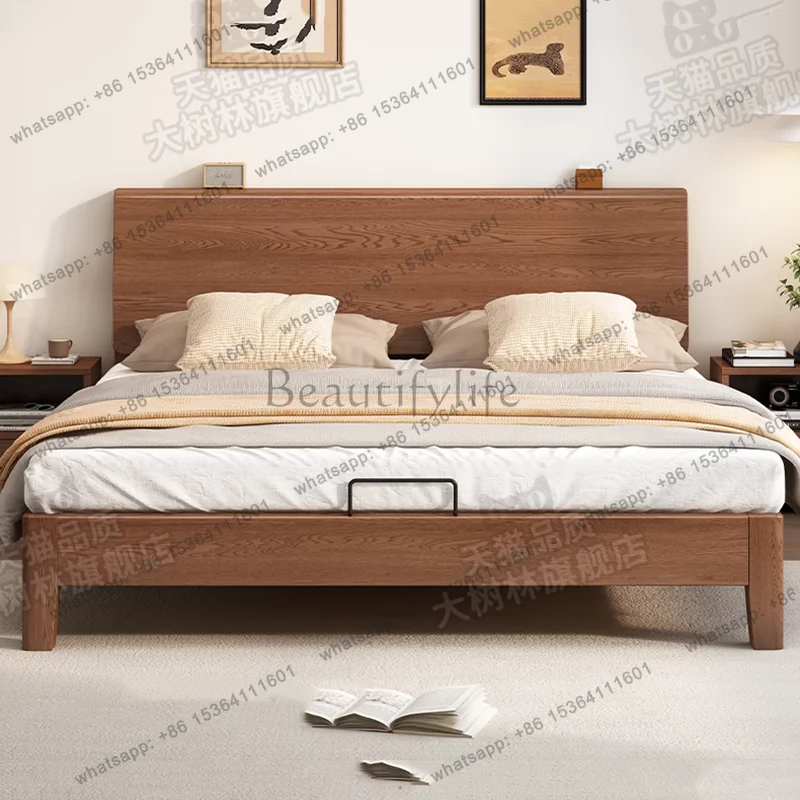 FG Design Princess Bed Mobile Sleeping Baby Double Luxury Modern Children Bedroom Bed Wooden Letto Matrimoniale Hotel Furniture