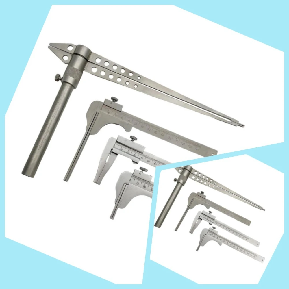 

Линейка для измерения тазобедренного сустава, ортопедический суставной калипер, хирургические инструменты Pet QSWTITAN, медицинские хирургические инструменты