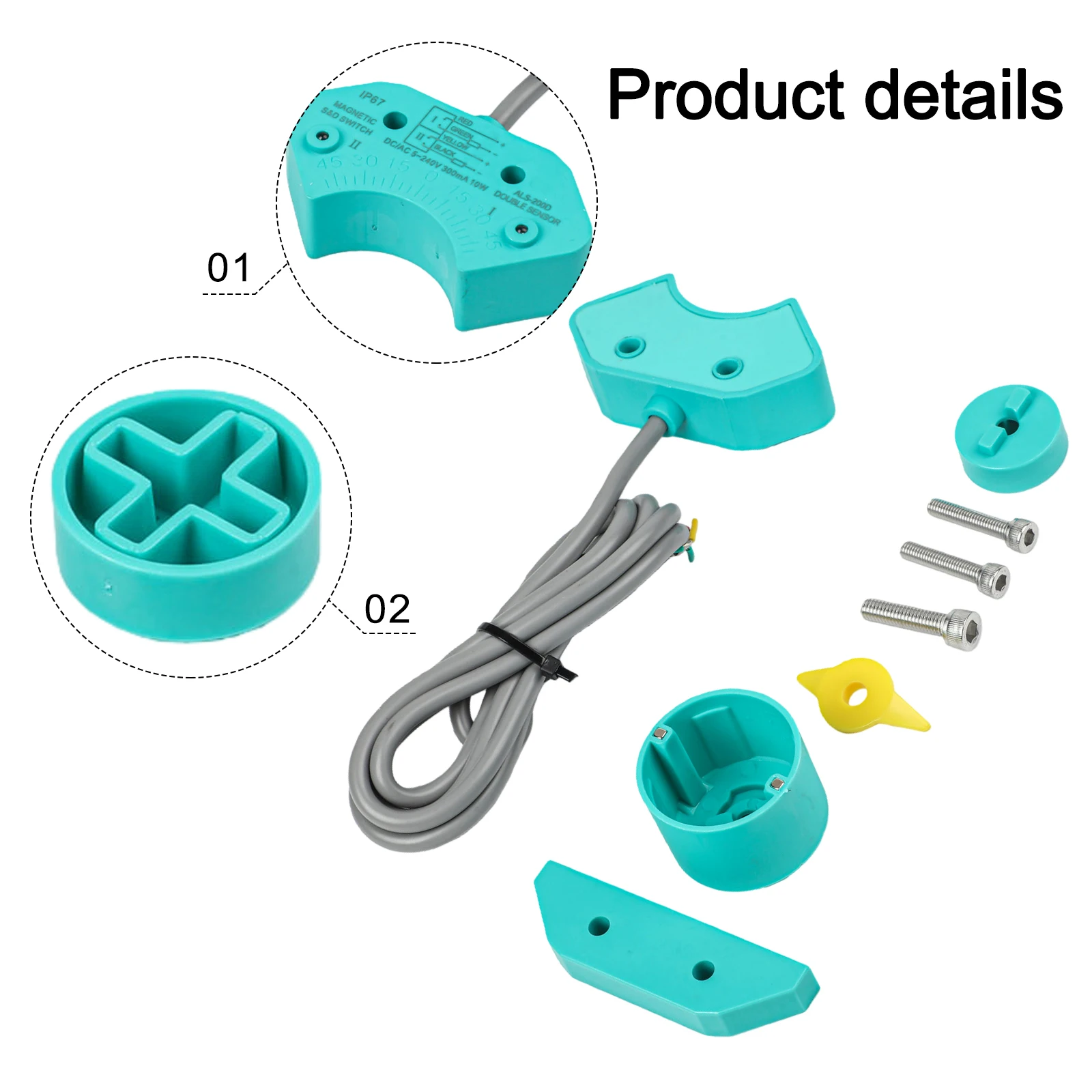 Limit Switch Magnetic Switch Versatile Applications Compact Structure For Pipelines Versatile Pneumatic Limit Switch