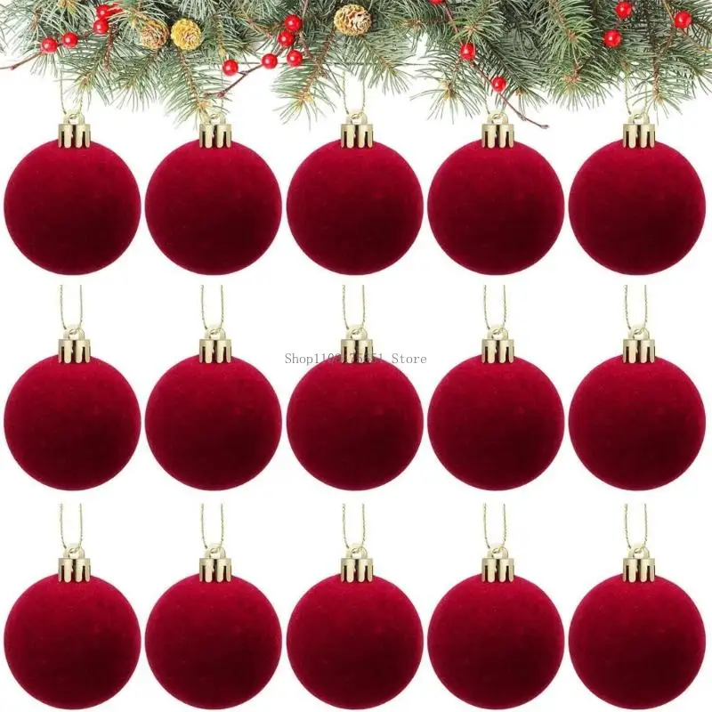 Shatterproof Christmas Baubles Ball Hanging Ornament for Christmas Tree Wreath - Image 5