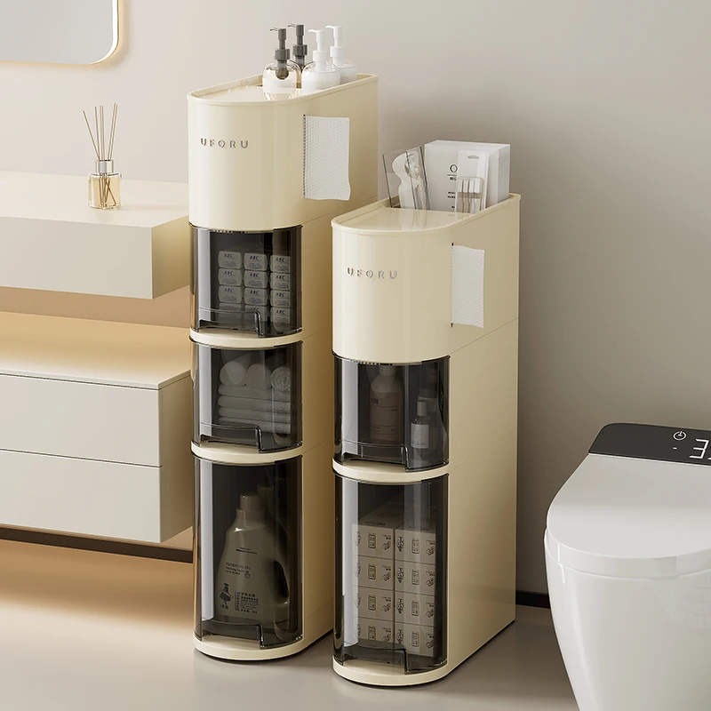 

Toilet Crack Drawer Storage Cabinet Bathroom Shelf Toilet Side Cabinet Toilet Crack Cabinet