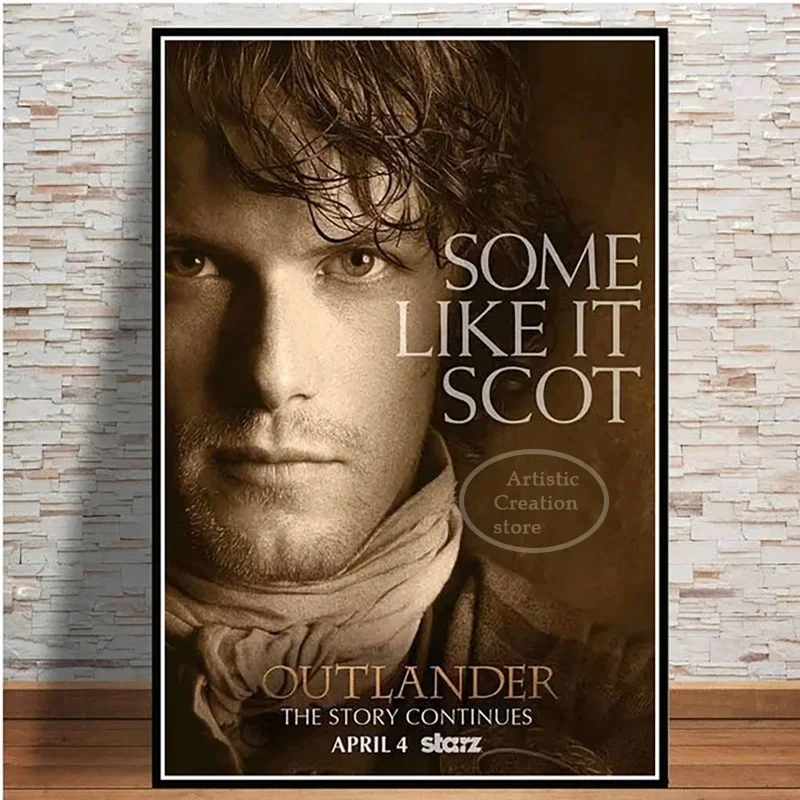 OUTLANDER TV SHOW Poster Classic Movie Multi-version Art Canvas Painting Pictures and Print for Bedroom Club Home Wall Art Decor