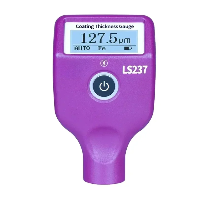 2026 Type-C Charge Car Paint Thickness Gauge for Checking Auto Coating Identify Ferrous Putty Three Color and Rotatable Screen