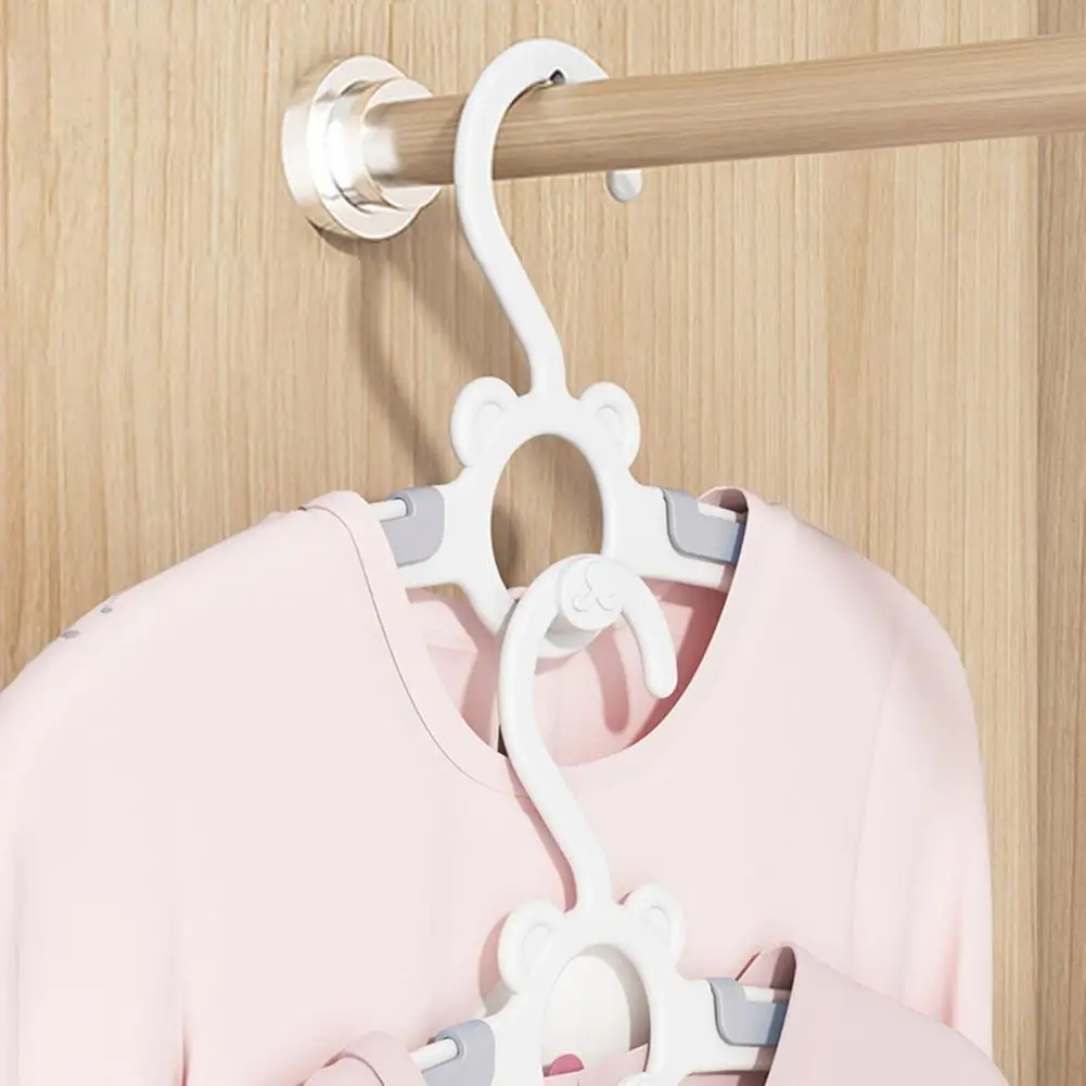 10 Pcs Children Coats Storage Hanger Closet Organizer Baby Hangers Portable Display Hangers Windproof Kids Clothes Hanger Racks