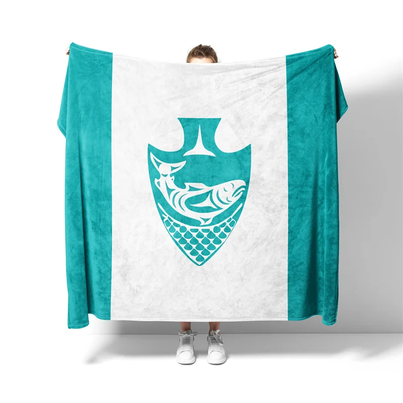 Aertemisi Musqueam Indigenous Peoples of Canada Pet Blanket for Small Medium Large Dog Cat Puppy Kitten Couch Sofa Bed Decor