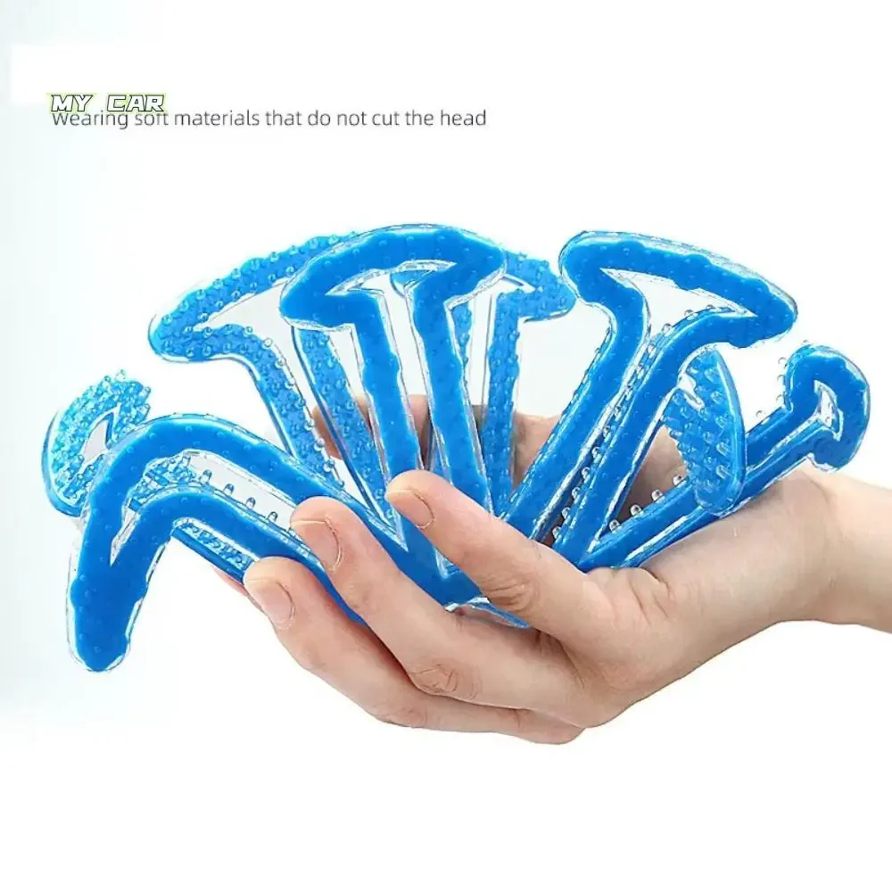 

10PCS Comfort Head Protection Protect The Hairstyle Easy To Install Breathable Helmet Tpr Breathable Helmet Pad