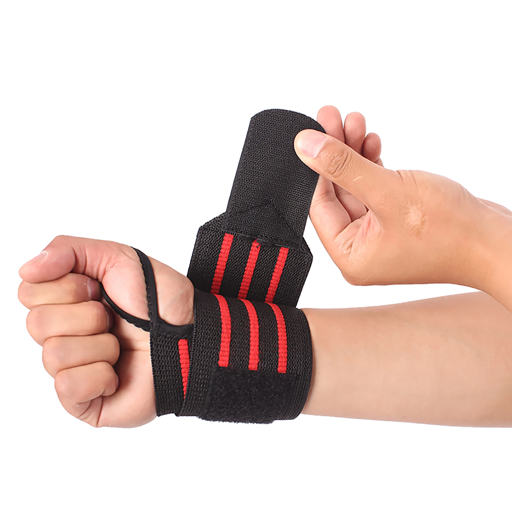 

Weight Lifting Weightlifting Sport Training Wrist Strap Wraps for Powerlifting Gym Fitness