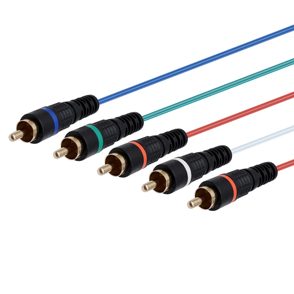 

Component Cable Component Video 5RCA YPbPr Cable NGC Digital AV Output for Nintendo GameCube