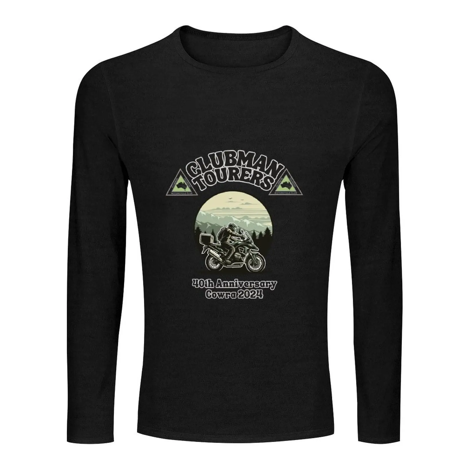 Clubman Tourers 40th ADV green mountains Long T-Shirt vintage clothes shirts graphic tees oversized t shirt men