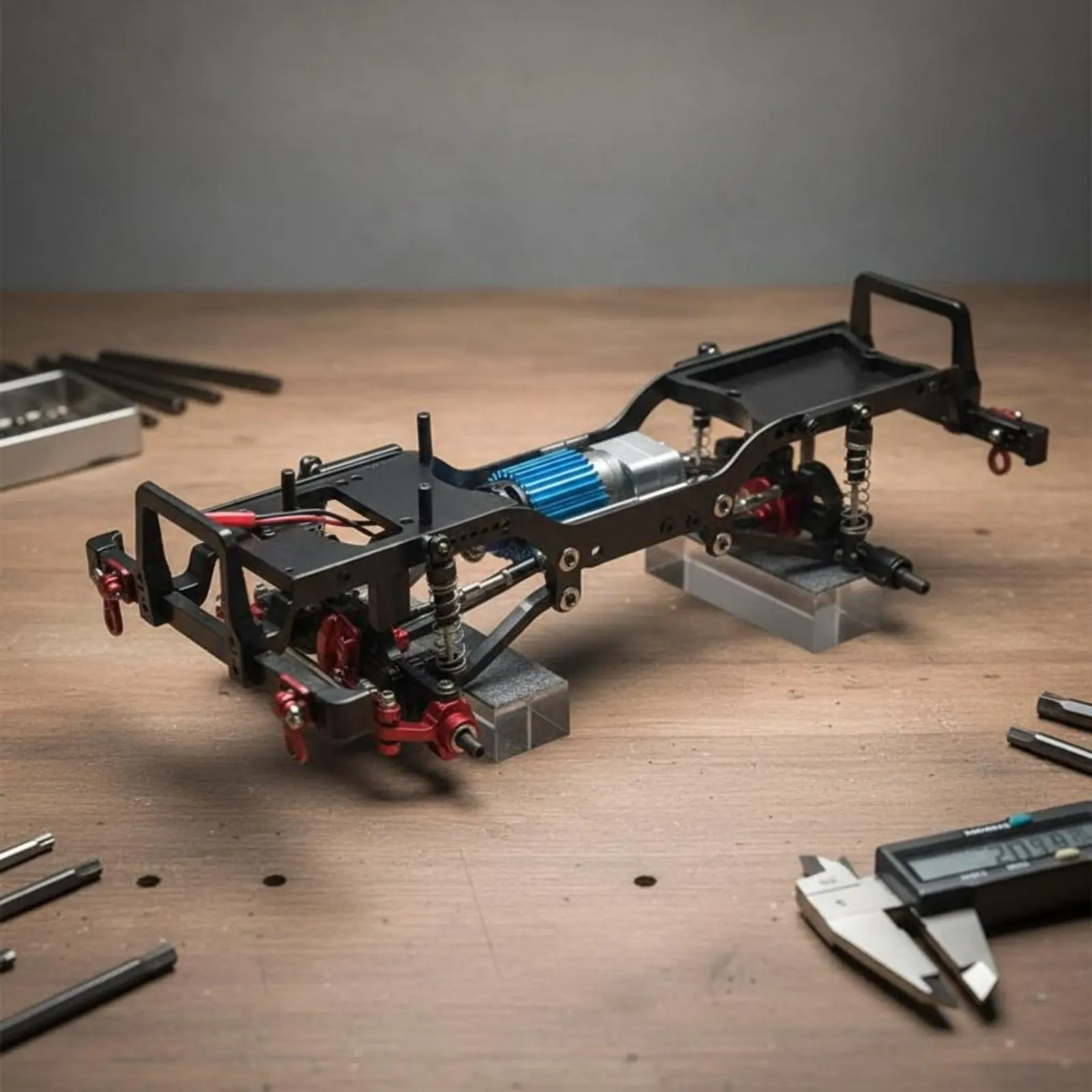 

Metal RC Car Modification Chassis Multiple Damping System Tuning Configurations RC Car Modification Chassis Toy Vehicle Part