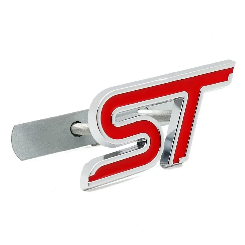 3D Metal ST Front Grille Emblem Badge Car Rear Trunk Fender Sticker For Ford Focus Mondeo Fiesta Edge Escort MK2 MK3 MK4 MK5 MK7 view 6