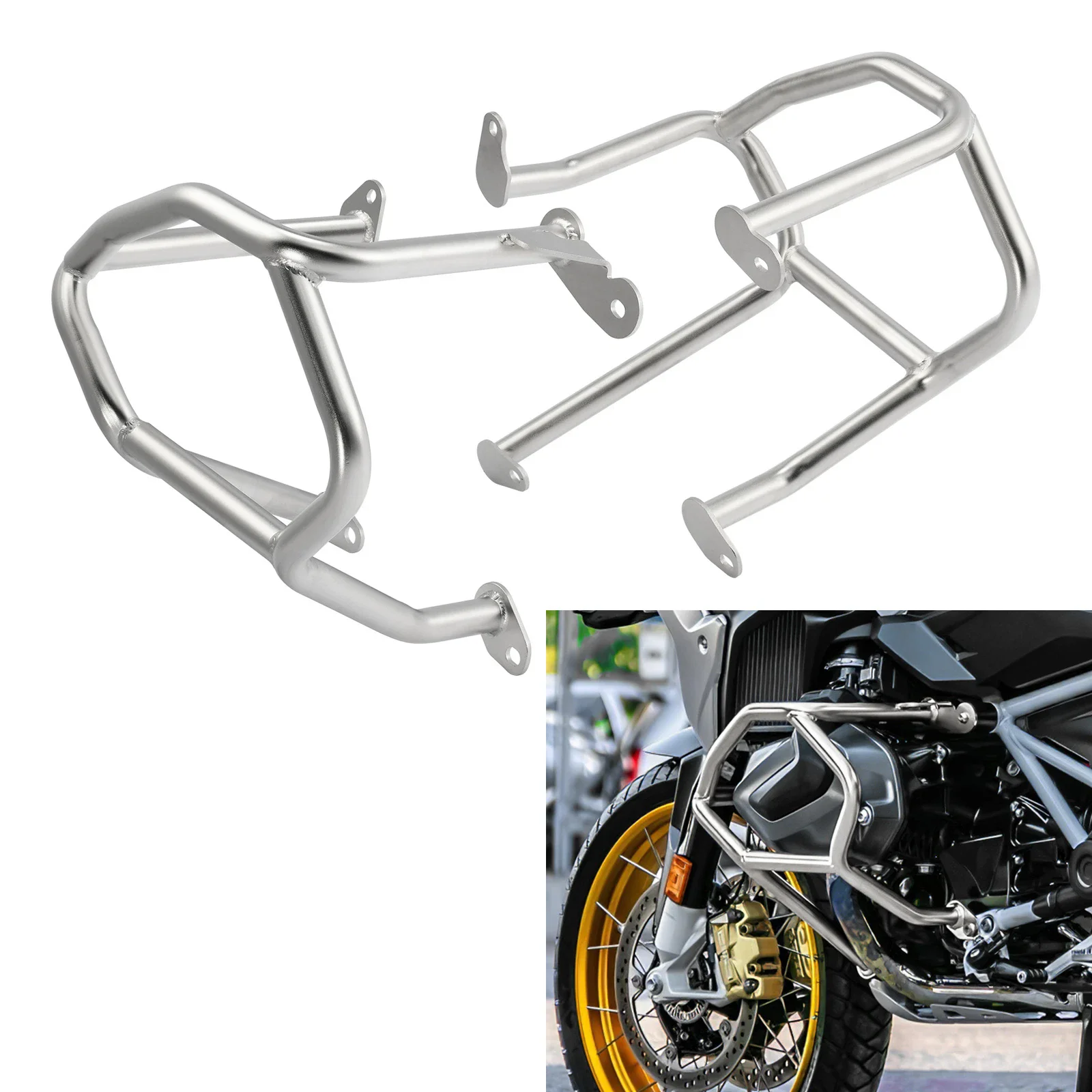 

Motorcycle Lower Engine Guard Crash Bars Protector For BMW R1250GS 2018-2023