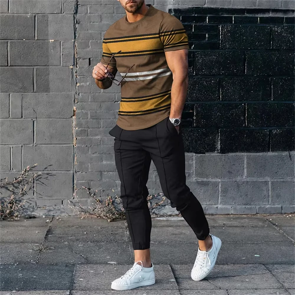 Neue Herbst männer T Shirt Set Städtischen Jogging Lächelndes Gesicht Druck Trainingsanzug Mode Casual Streetwear Übergroßen Sportswear Anzug