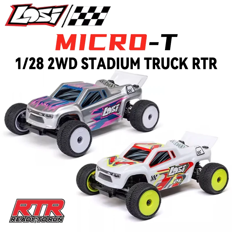 

LOSI 1/28 Mini Micro-T 2S Полевой грузовик 2WD Пульт дистанционного управления Электрический задний привод Матовая модель внедорожника Версия RTR