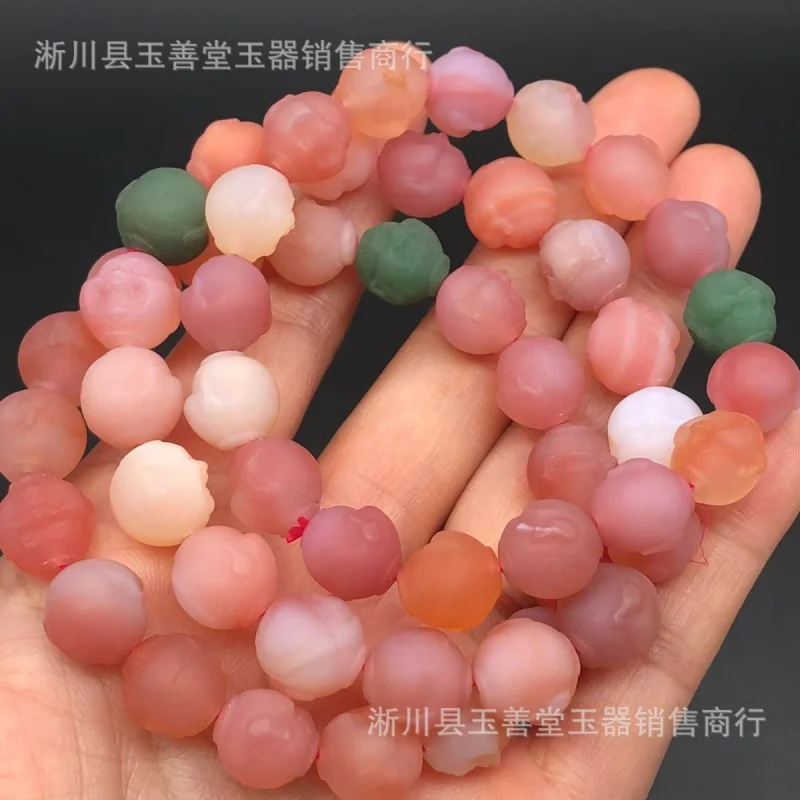 Baoshan Nanhong Bracelet Genuine Pure Natural Authentic Agate South Red