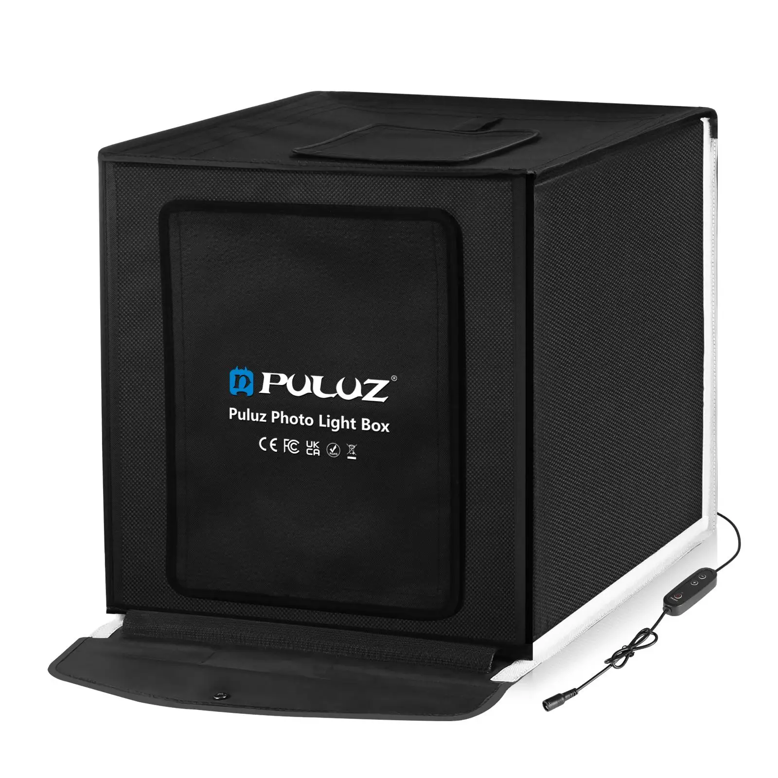 PULUZ 40cm Folding Portable 24W 2400LM White Light Dimmable Photo Lighting Studio Shooting Tent Box Kit with 6 Colors Backdrops