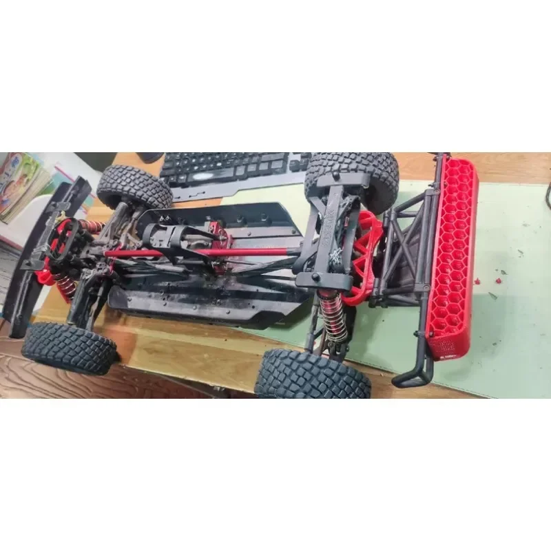 Direct Bolt-On 3D Printed Honeycomb Rear Bumper for ARRMA MOJAVE V3 1/7 4WD Desert Truck —TPU Flexible Material, Crash-Resistant