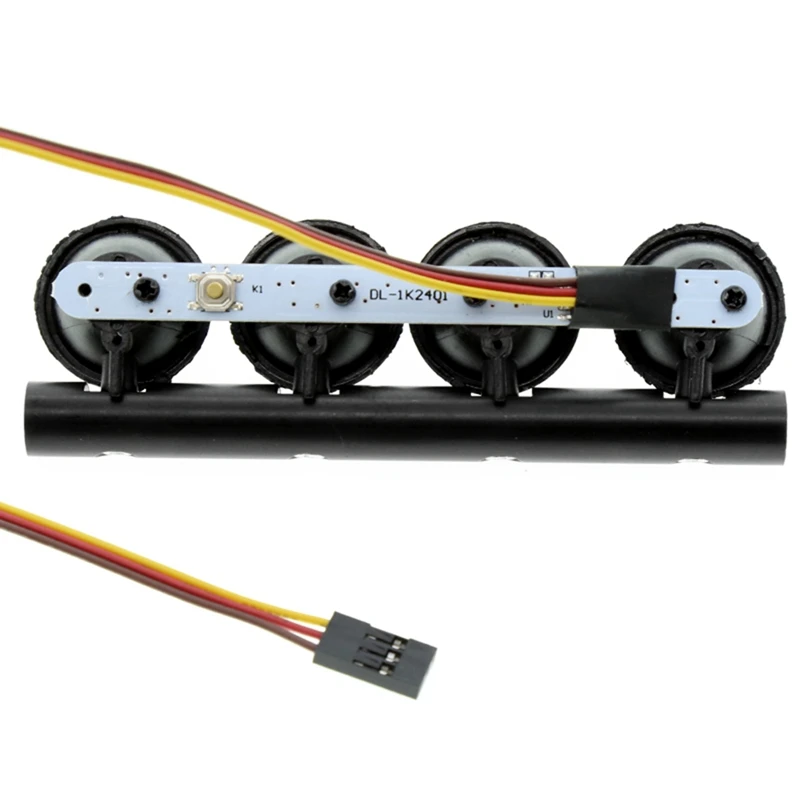 1ชิ้นบาร์ไฟหลังคา LED mobil RC สำหรับรถตีนตะขาบ1/10รถ Traxxas TRX-4 SCX10 90046 recat MST