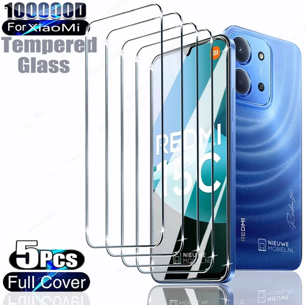 5Pcs Tempered Glass…
